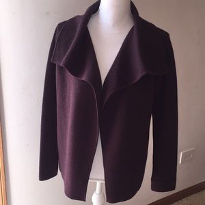 Eileen Fisher Open Front Cardigan Sz Small EUC